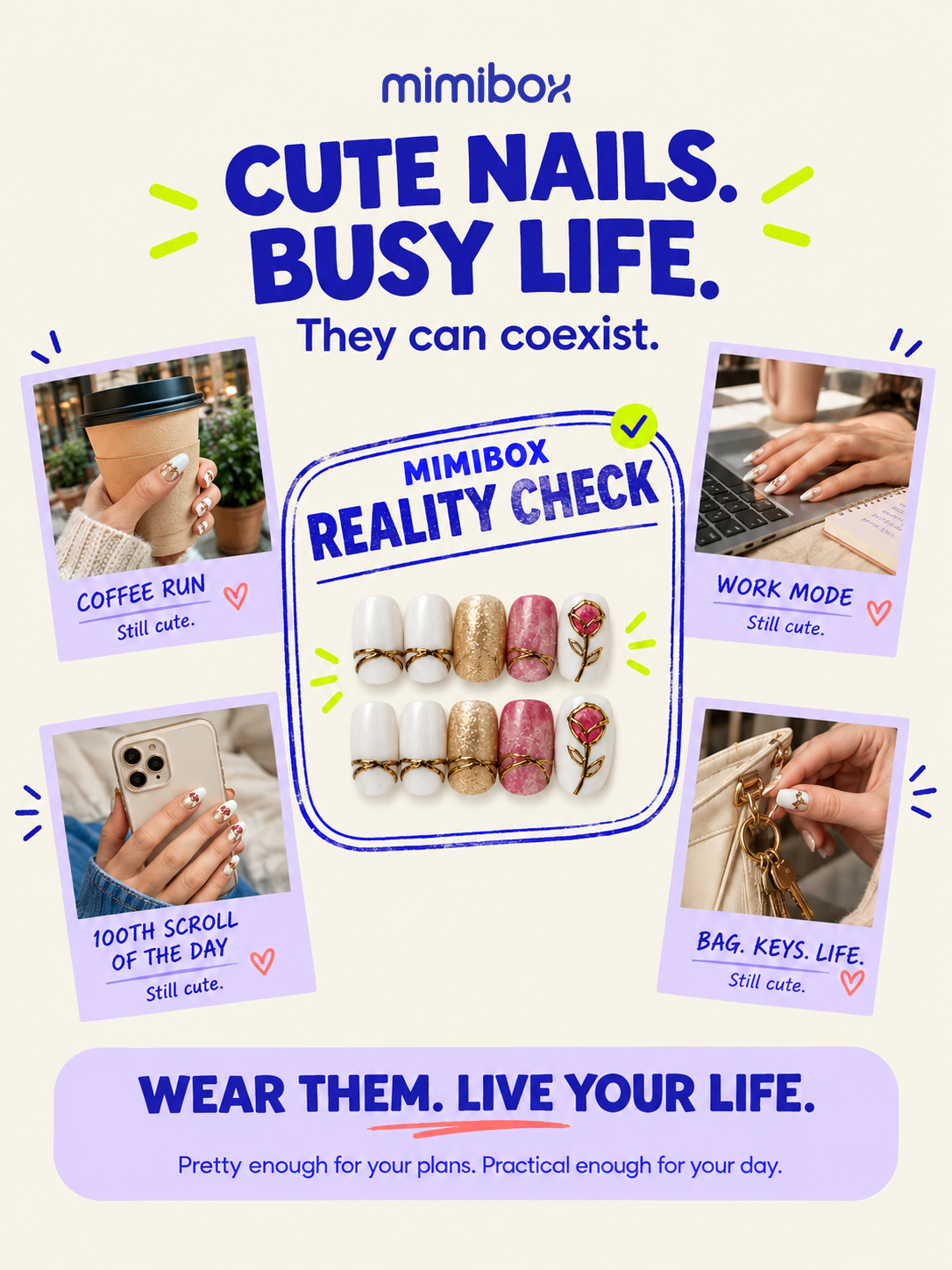 Gilded Wave Press-On Nails