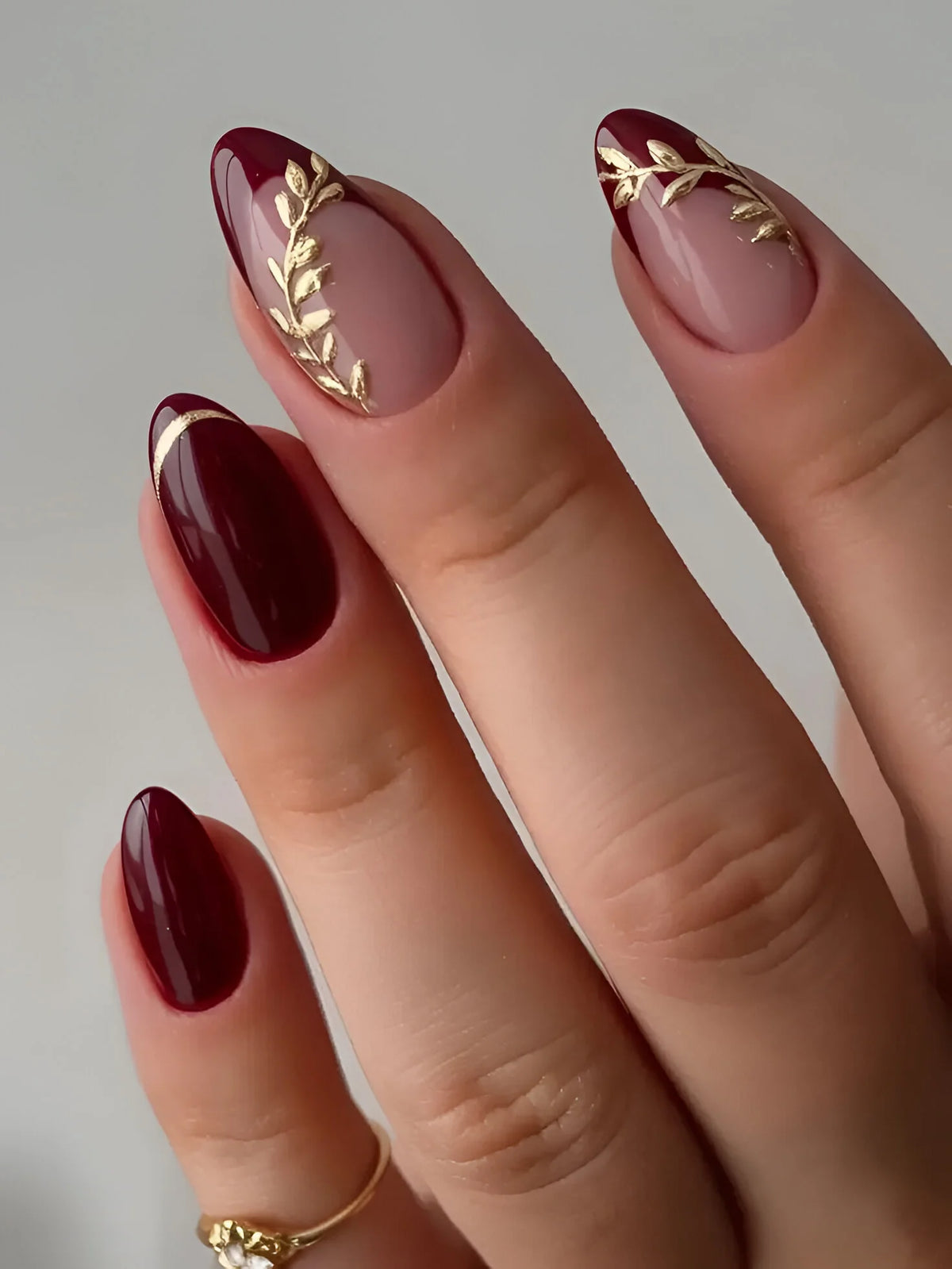 Gilded Flora Press-On Nails