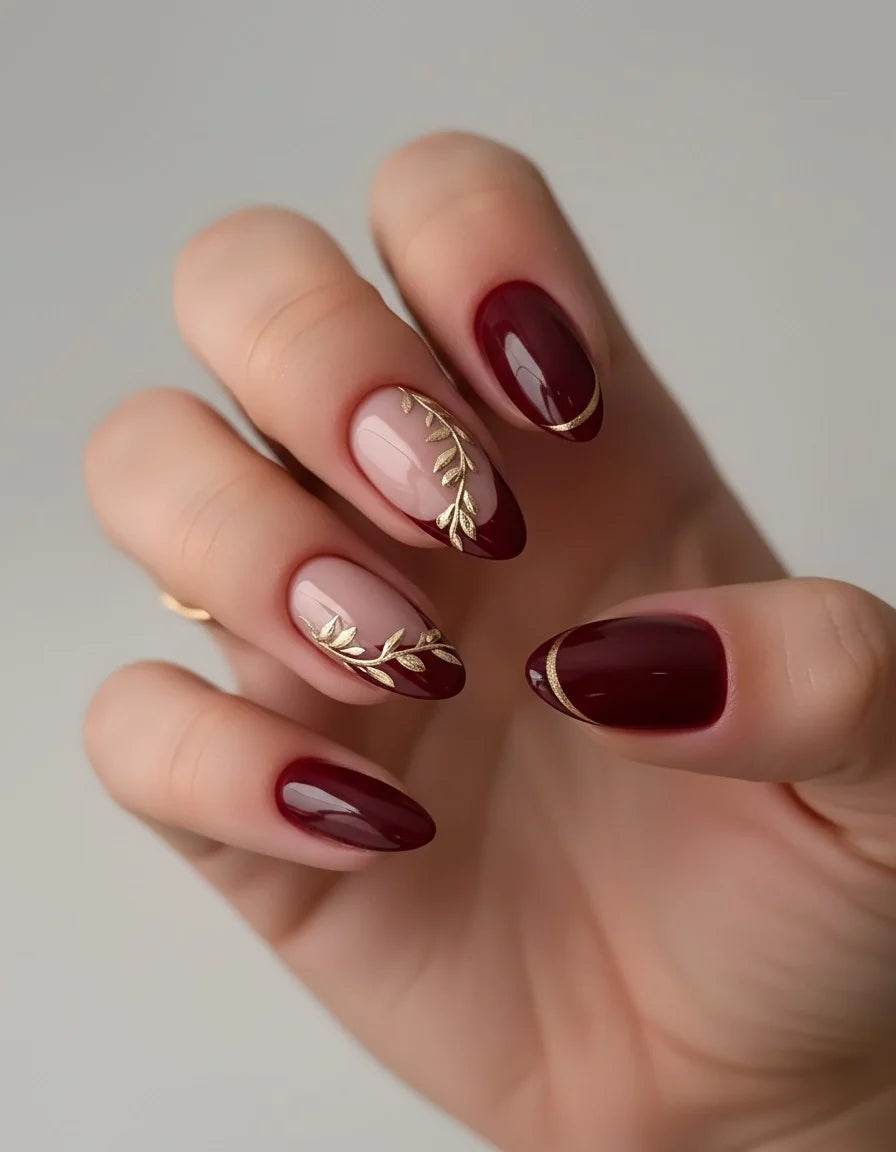 Gilded Flora Press-On Nails